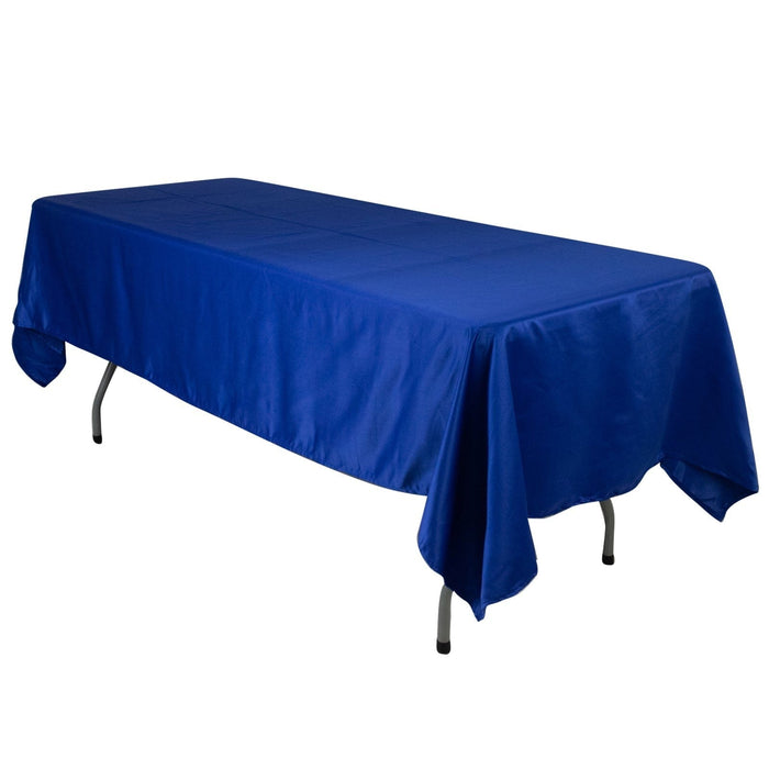 60" x 102" Lamour Satin Rectangular Tablecloth
