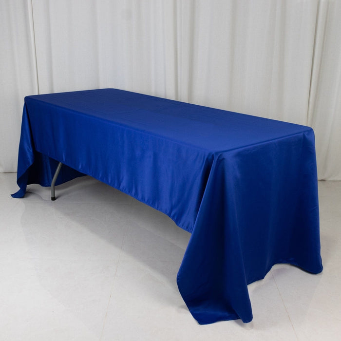 60" x 126" Lamour Satin Rectangular Tablecloth