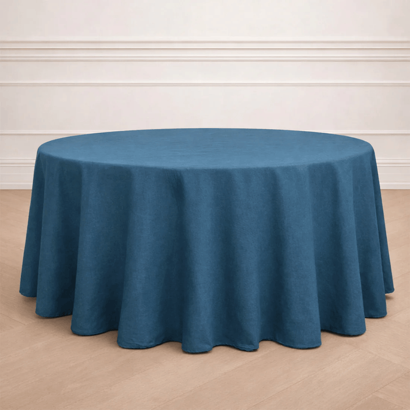120" Polyester Round Tablecloth Wedding Party Table Linens