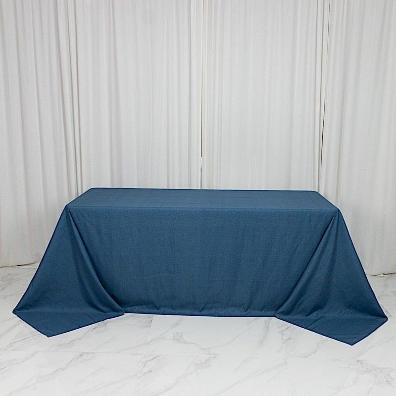 90" x 132" Polyester Rectangular Tablecloth