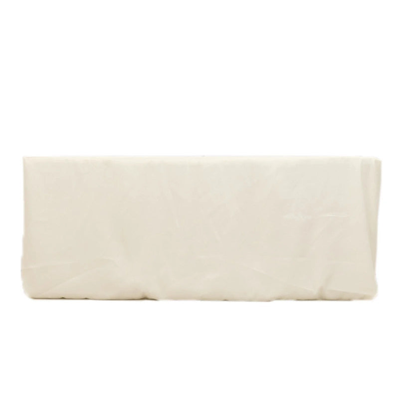 6 ft Fitted Premium Polyester Rectangle Tablecloth