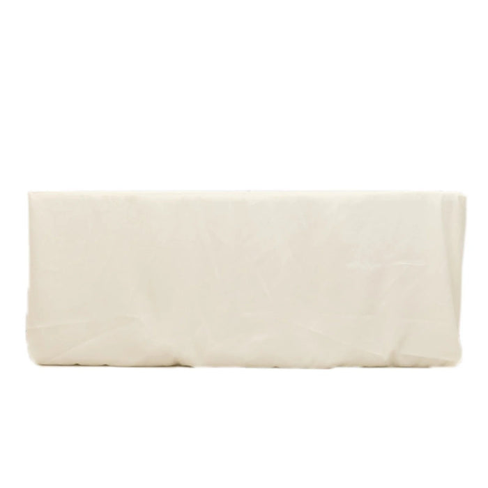 6 ft Fitted Premium Polyester Rectangle Tablecloth