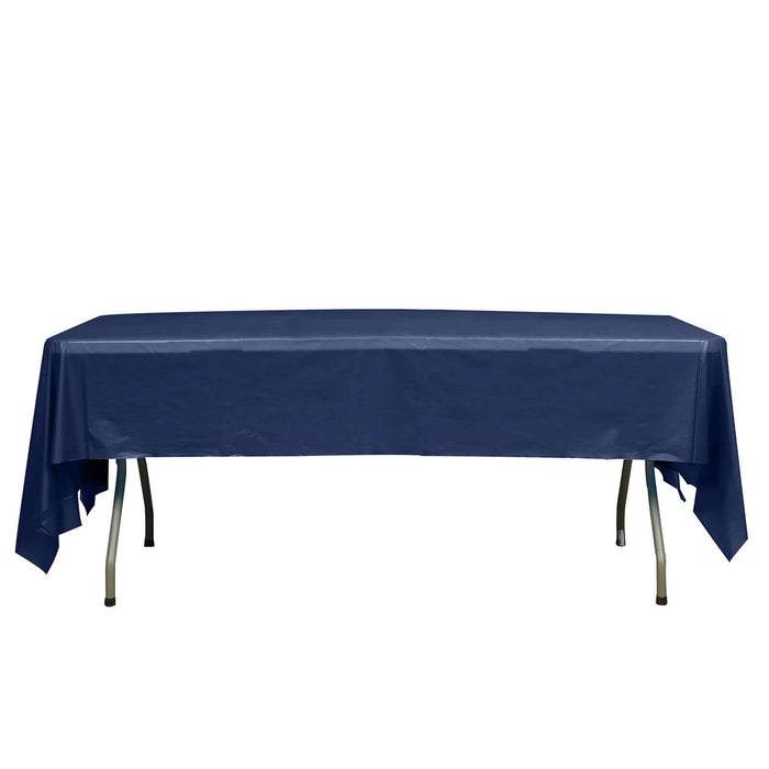 5 pcs 54x108" Disposable Plastic Table Covers Tablecloths