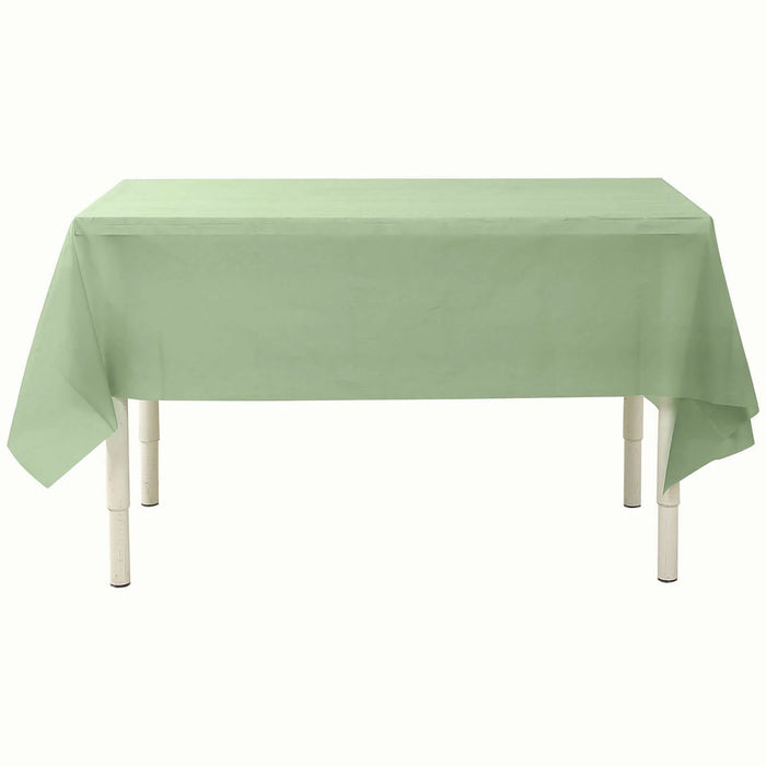 5 pcs 54x108" Disposable Plastic Table Covers Tablecloths