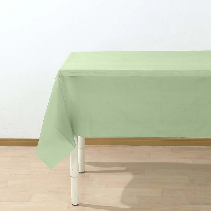 5 pcs 54x108" Disposable Plastic Table Covers Tablecloths