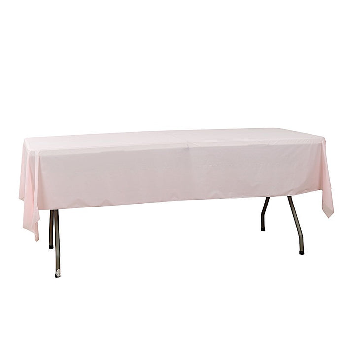 54x3600" Disposable Plastic Table Cover Roll Cuts Up Box