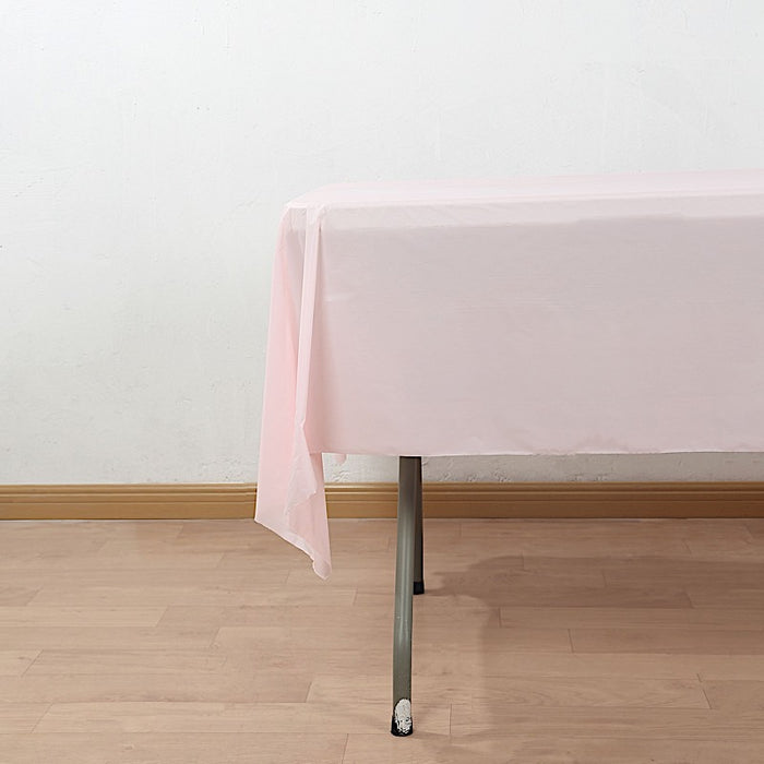 54x3600" Disposable Plastic Table Cover Roll Cuts Up Box