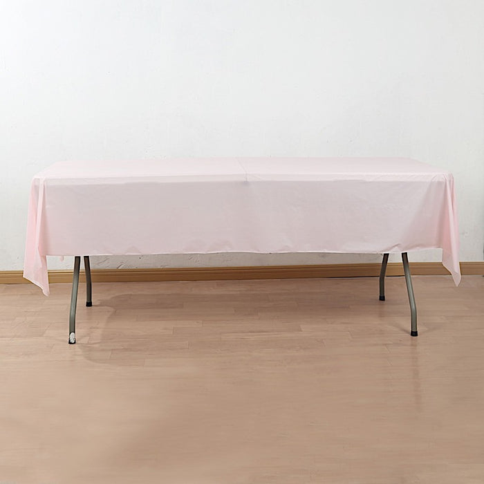 54x3600" Disposable Plastic Table Cover Roll Cuts Up Box