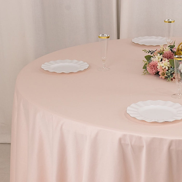 108" Premium Scuba Round Tablecloth