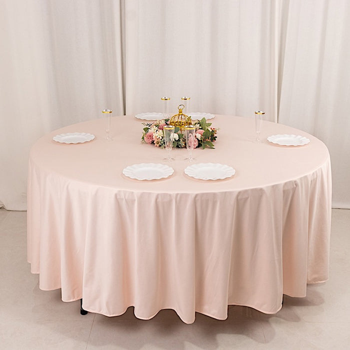 108" Premium Scuba Round Tablecloth