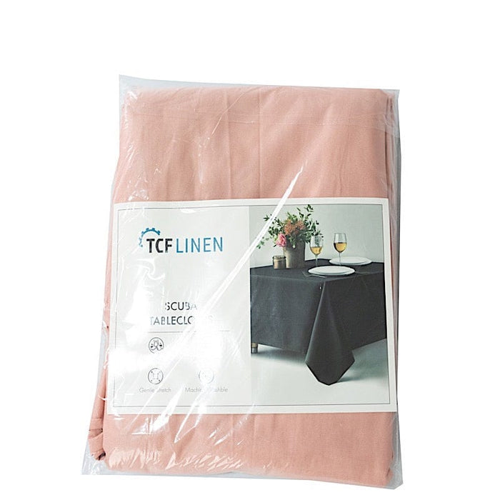 108" Premium Scuba Round Tablecloth