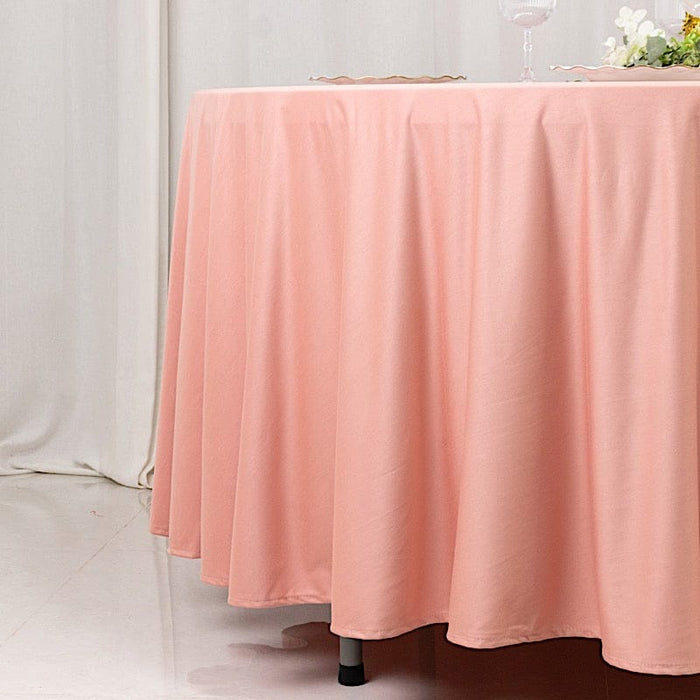 108" Premium Scuba Round Tablecloth