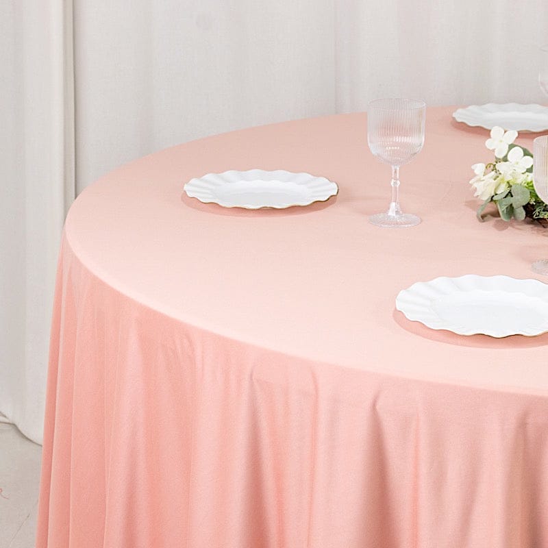 108" Premium Scuba Round Tablecloth