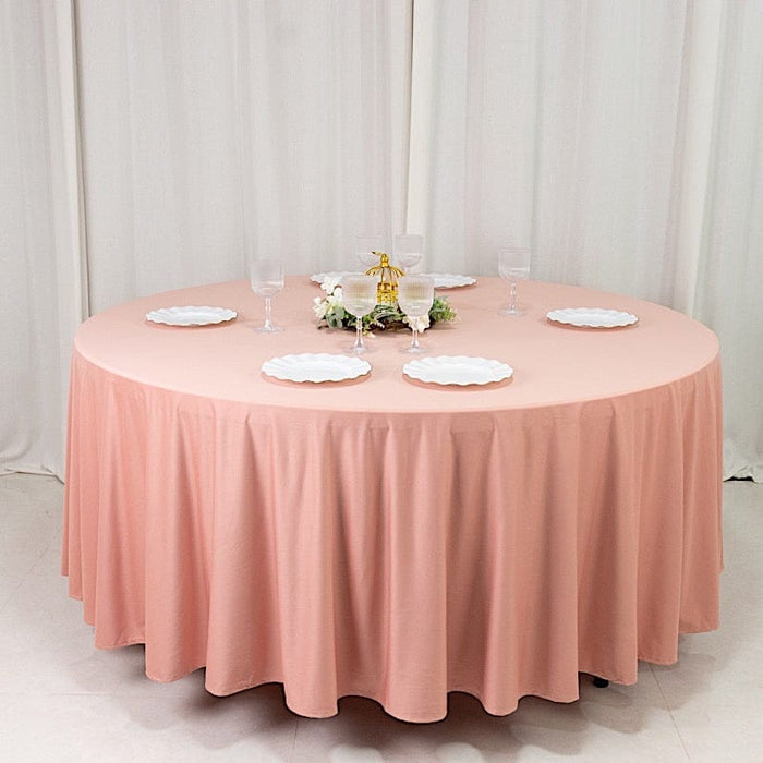 108" Premium Scuba Round Tablecloth