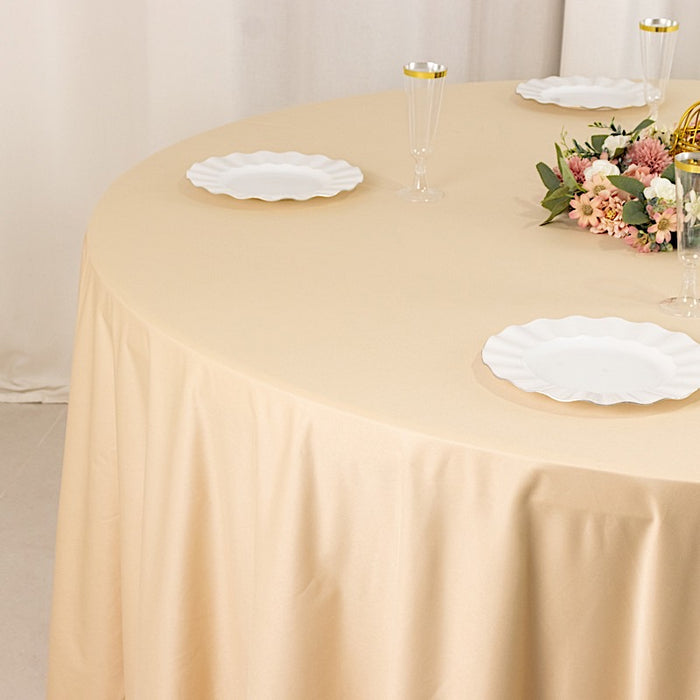 108" Premium Scuba Round Tablecloth