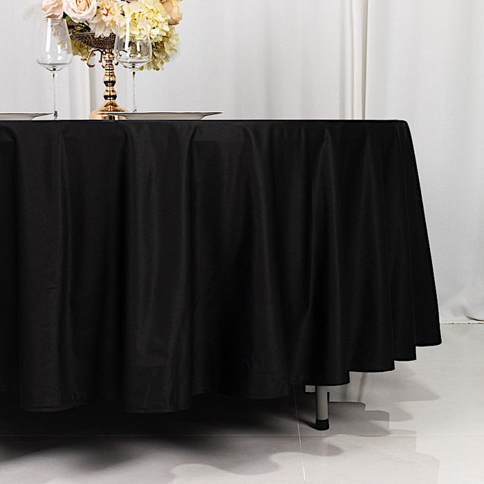 108" Premium Scuba Round Tablecloth