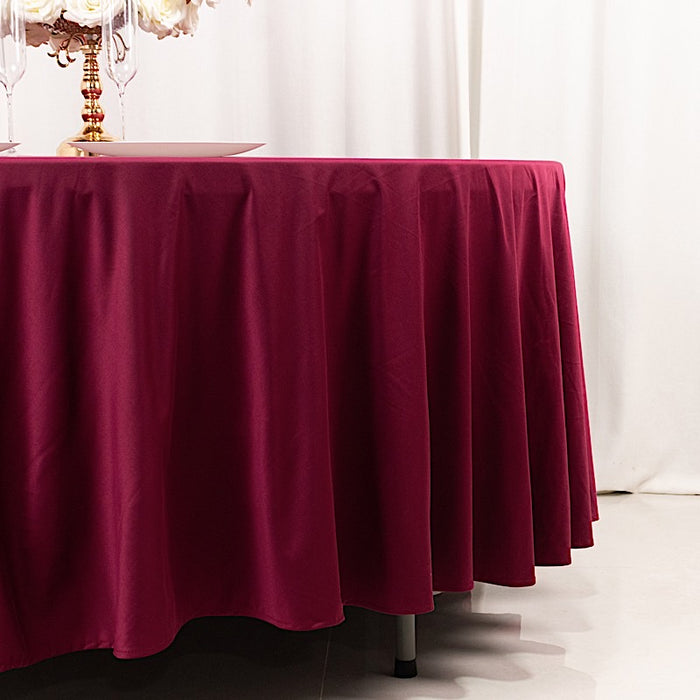 108" Premium Scuba Round Tablecloth