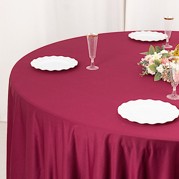 108" Premium Scuba Round Tablecloth