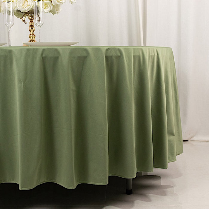 108" Premium Scuba Round Tablecloth