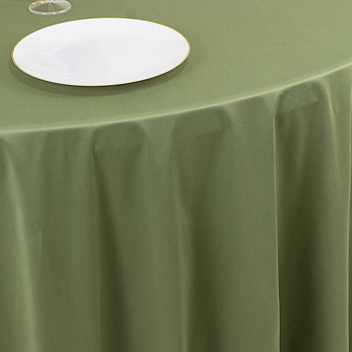 108" Premium Scuba Round Tablecloth