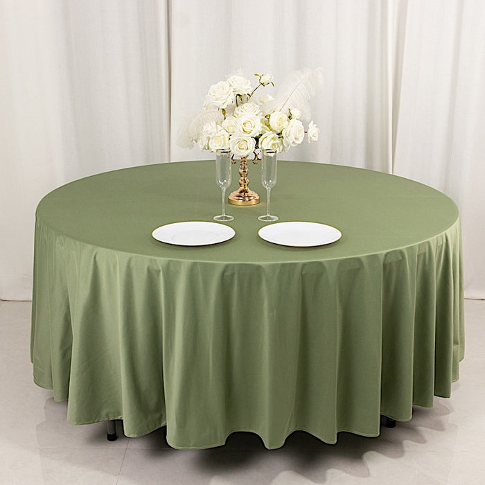 108" Premium Scuba Round Tablecloth