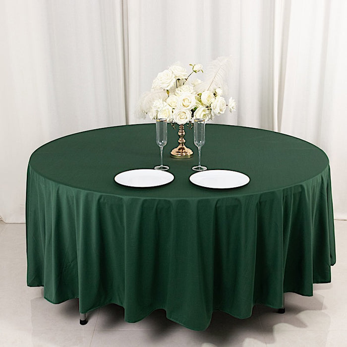 108" Premium Scuba Round Tablecloth