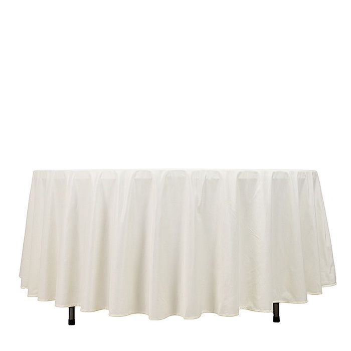 108" Premium Scuba Round Tablecloth