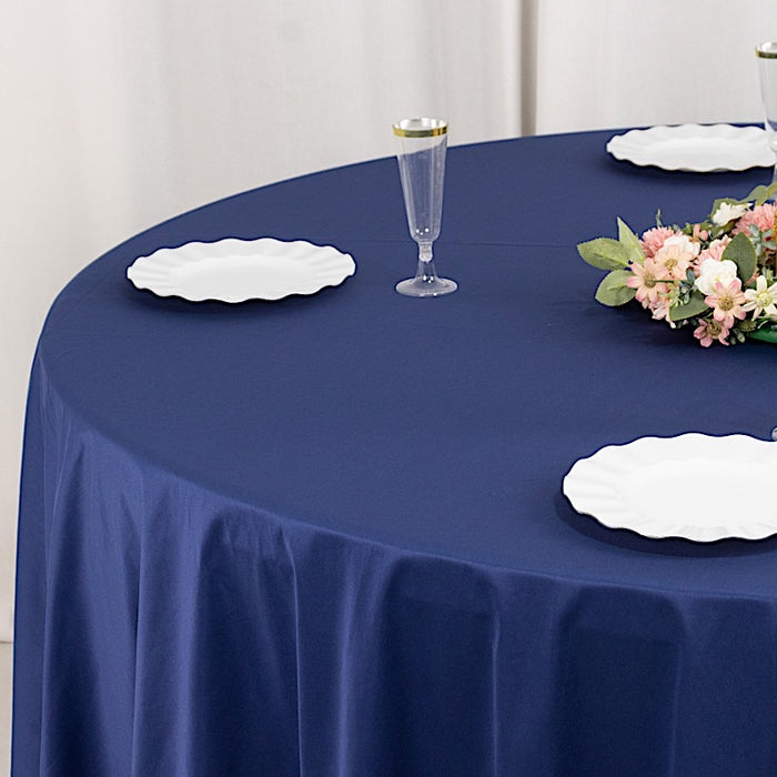 108" Premium Scuba Round Tablecloth