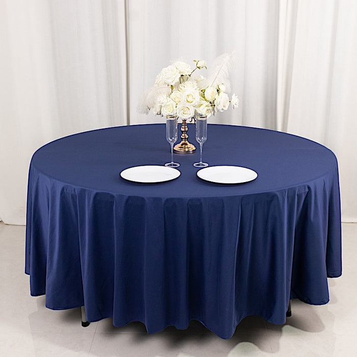 108" Premium Scuba Round Tablecloth