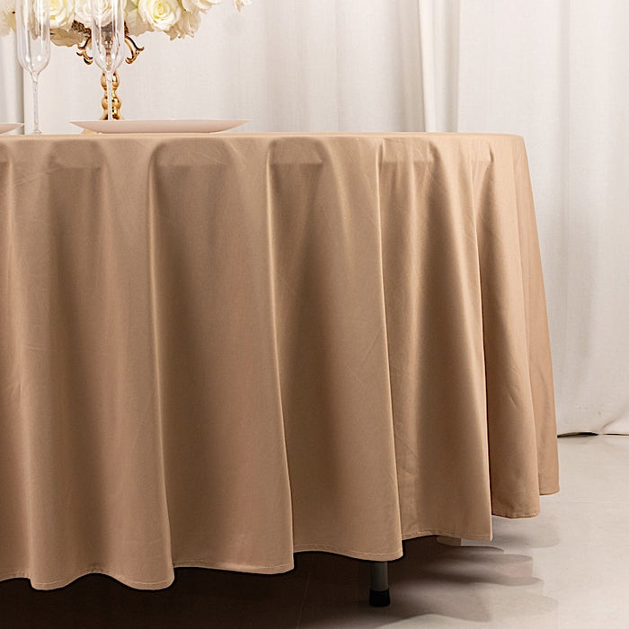 108" Premium Scuba Round Tablecloth