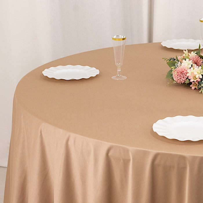 108" Premium Scuba Round Tablecloth