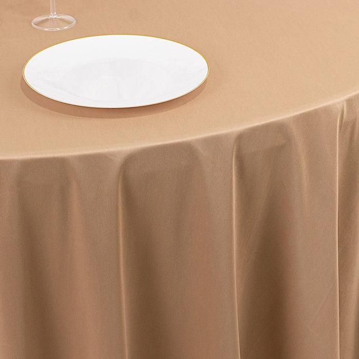 108" Premium Scuba Round Tablecloth