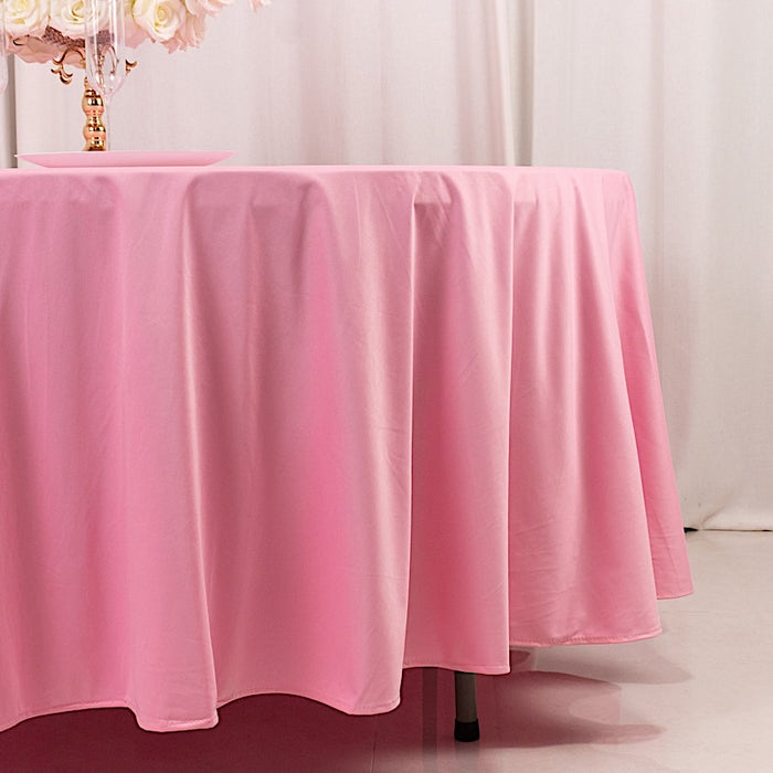 108" Premium Scuba Round Tablecloth