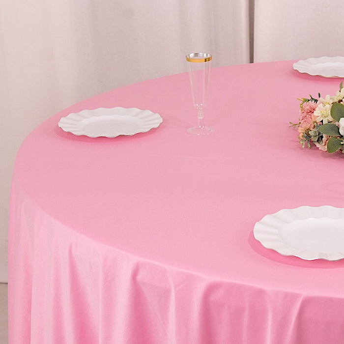 108" Premium Scuba Round Tablecloth