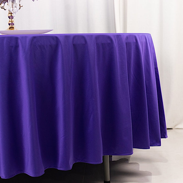 108" Premium Scuba Round Tablecloth