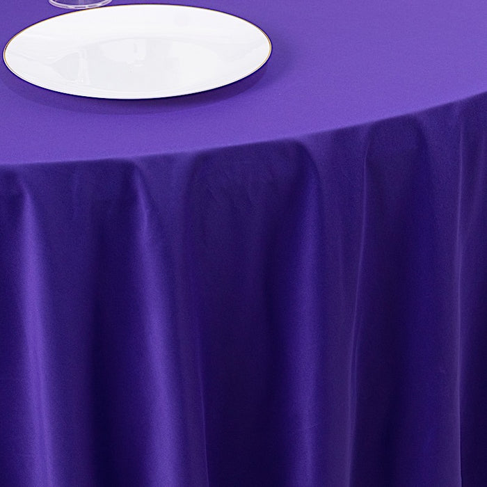 108" Premium Scuba Round Tablecloth