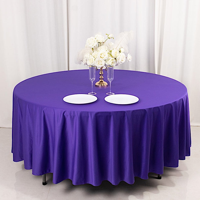 108" Premium Scuba Round Tablecloth