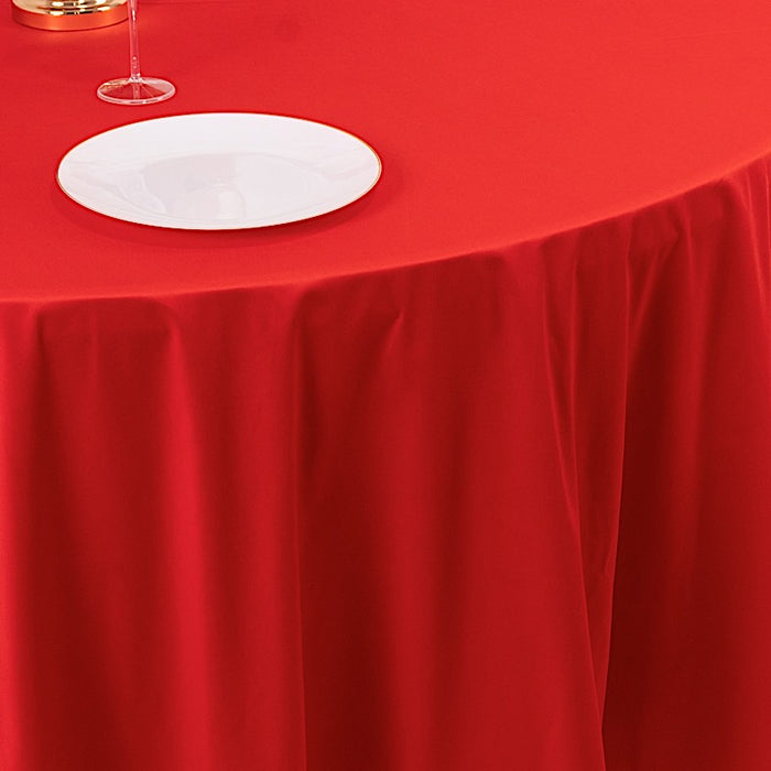 108" Premium Scuba Round Tablecloth