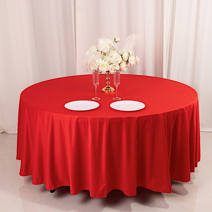 108" Premium Scuba Round Tablecloth