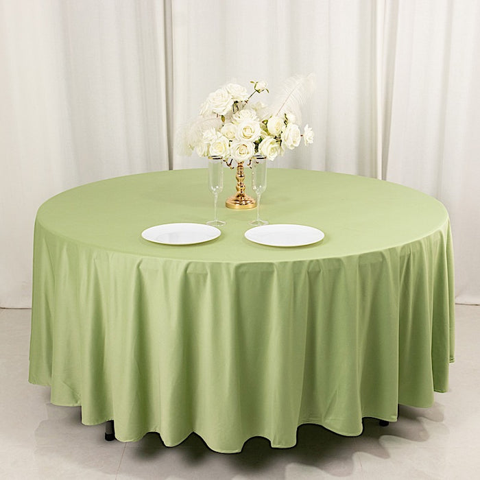 108" Premium Scuba Round Tablecloth