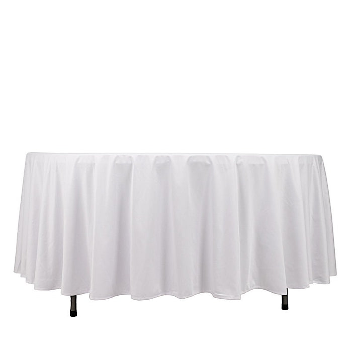 108" Premium Scuba Round Tablecloth