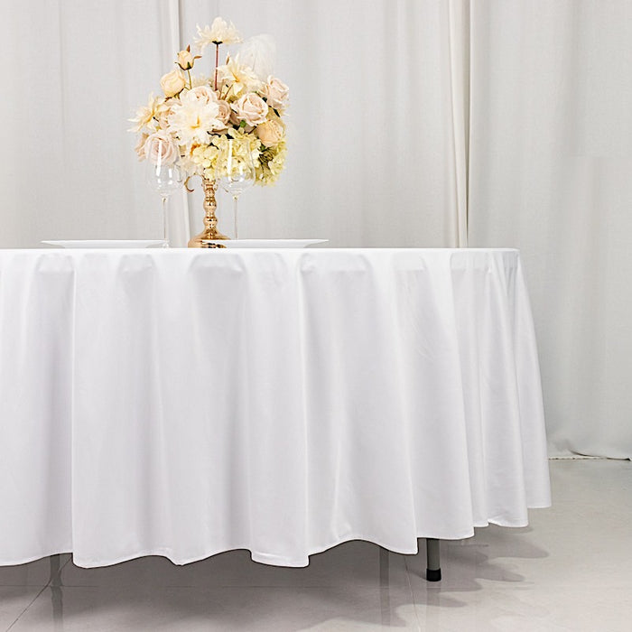 108" Premium Scuba Round Tablecloth