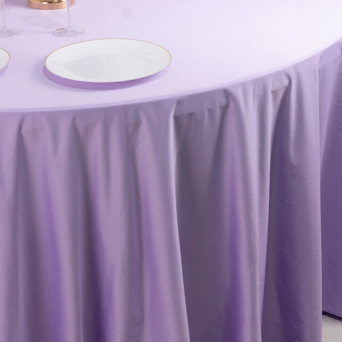 120" Scuba Polyester Round Tablecloth Wedding Table Linens