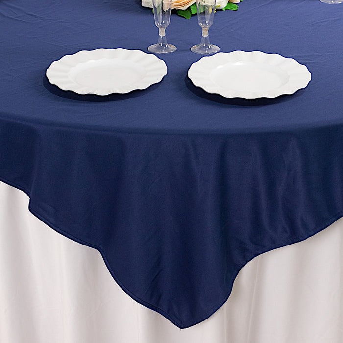 54" x 54" Scuba Polyester Square Tablecloth Wedding Table Linens