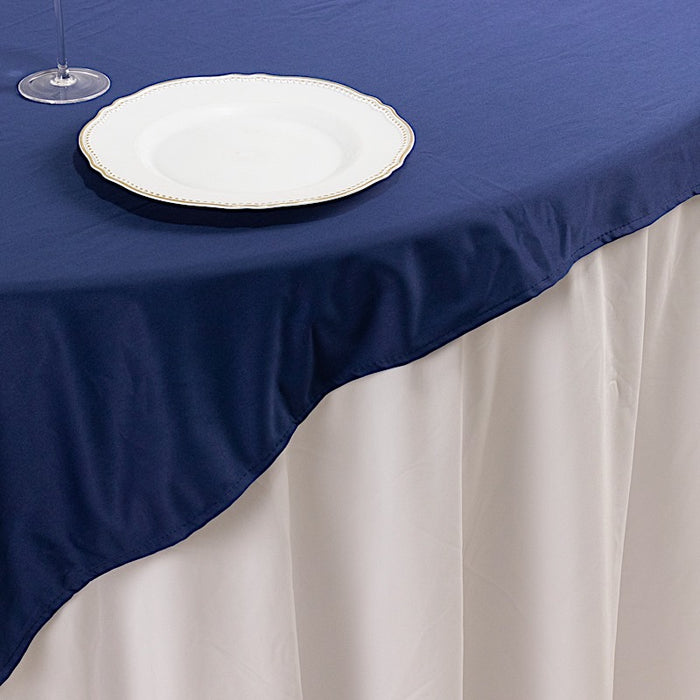 54" x 54" Scuba Polyester Square Tablecloth Wedding Table Linens