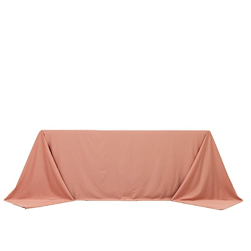 90" x 132" Scuba Polyester Rectangular Tablecloth
