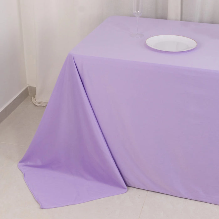 90" x 132" Scuba Polyester Rectangular Tablecloth