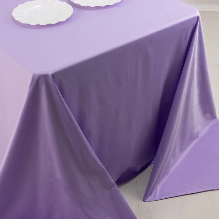 90" x 132" Scuba Polyester Rectangular Tablecloth