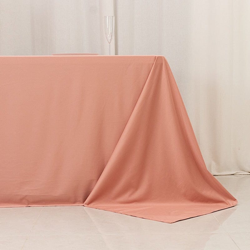 90" x 156" Scuba Polyester Rectangular Tablecloth