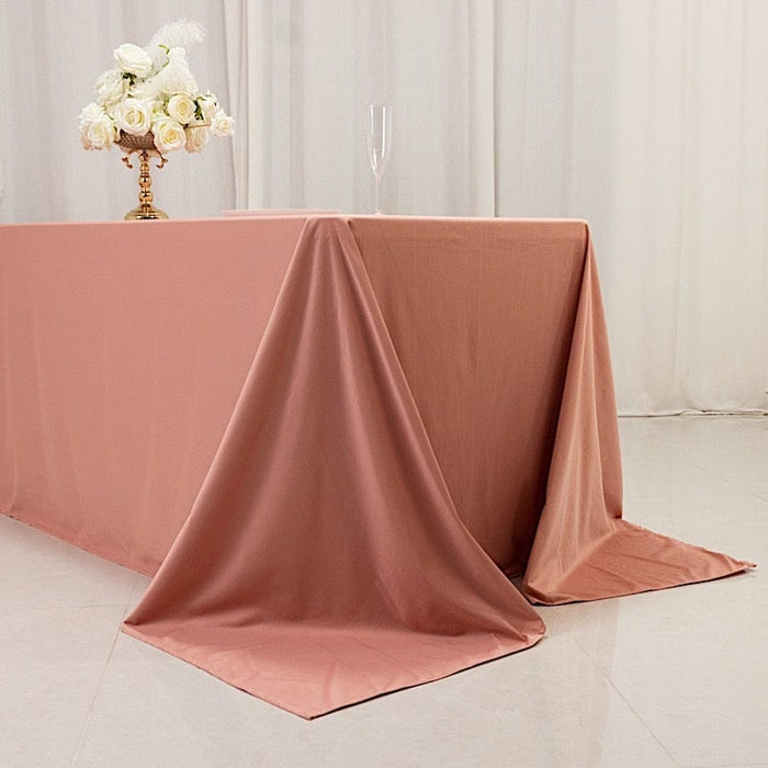 90" x 156" Scuba Polyester Rectangular Tablecloth